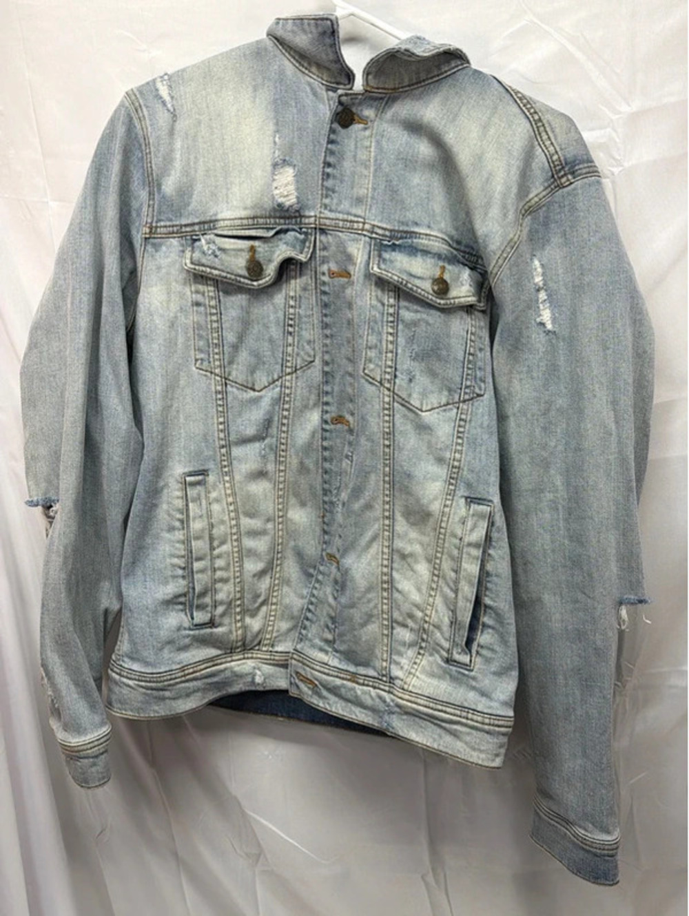 Hollister blue, jean jacket